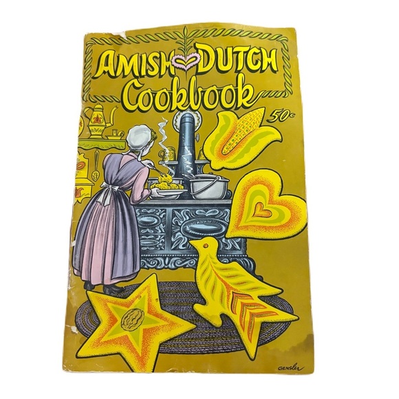 Amish Dutch Cookbook by Ruth Redcay 1972 Vintage Booklet PA Dutch German Recipes - Picture 1 of 4